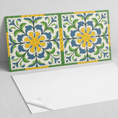 Panneau mural pvc Motif floral avec des feuilles