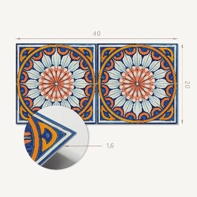 Panneau décoratif intérieur Motif floral avec détails