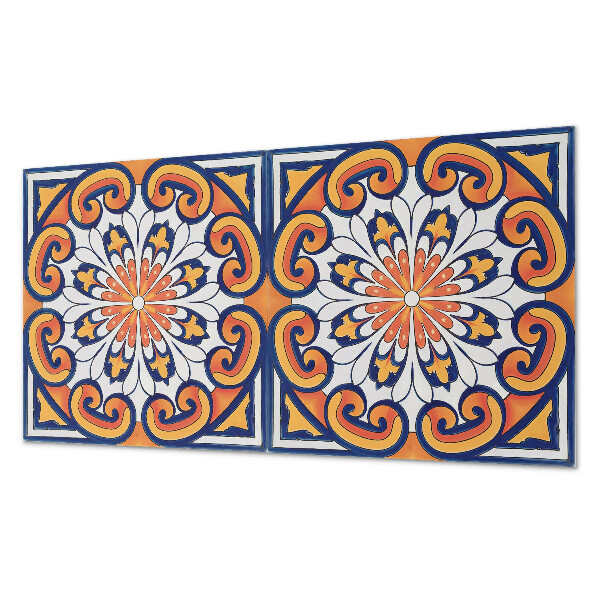 Panneau mural pvc Motif floral sur le fond