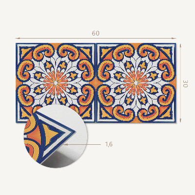 Panneau mural pvc Motif floral sur le fond