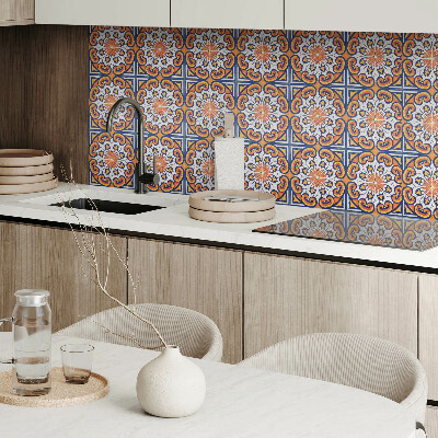 Panneau mural pvc Motif floral sur le fond