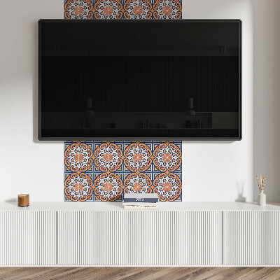 Panneau mural pvc Motif floral sur le fond