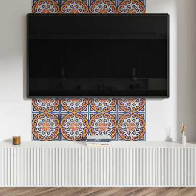Panneau mural pvc Motif floral sur le fond