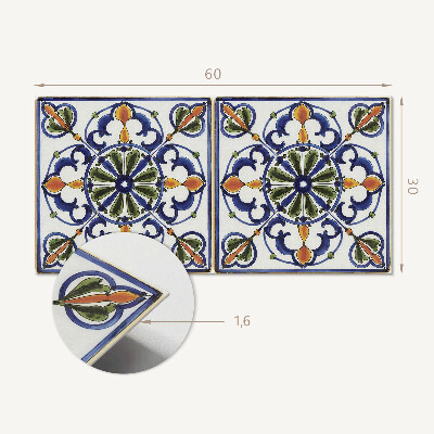 Panneau décoratif intérieur Motif végétal avec ornements