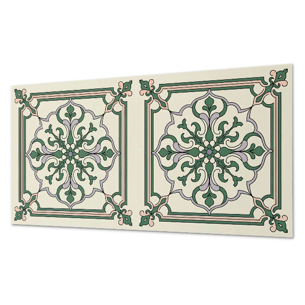 Revêtement mural intérieur Motif floral avec ornements