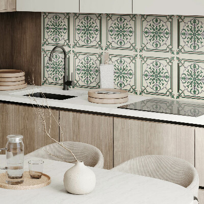 Revêtement mural intérieur Motif floral avec ornements