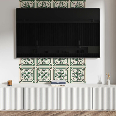 Revêtement mural intérieur Motif floral avec ornements