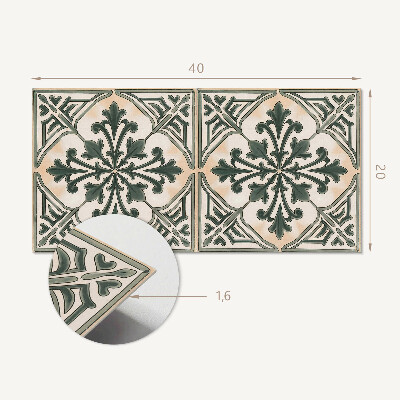 Panneau décoratif intérieur Motif végétal dans un carré