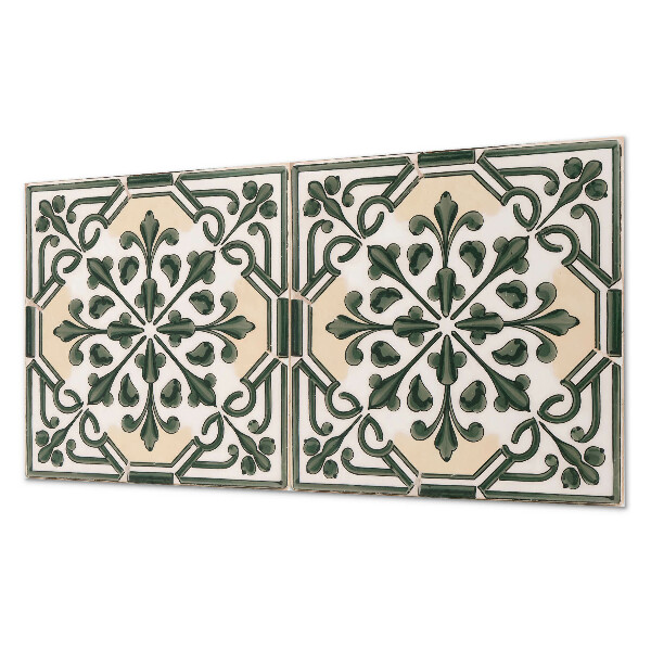 Revêtement mural intérieur Motif végétal sur le carrelage