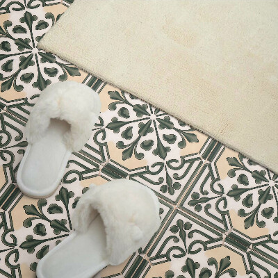 Revêtement mural intérieur Motif végétal sur le carrelage