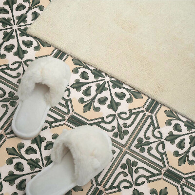 Revêtement mural intérieur Motif végétal sur le carrelage