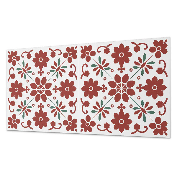 Panneau décoratif intérieur Motif floral avec des feuilles