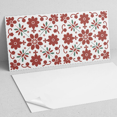 Panneau décoratif intérieur Motif floral avec des feuilles