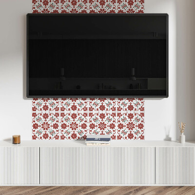 Panneau décoratif intérieur Motif floral avec des feuilles