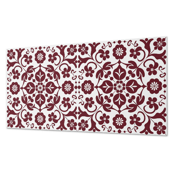 Revêtement mural intérieur Motif floral avec ornements