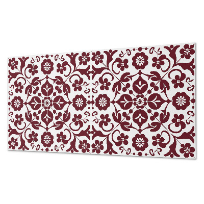 Revêtement mural intérieur Motif floral avec ornements