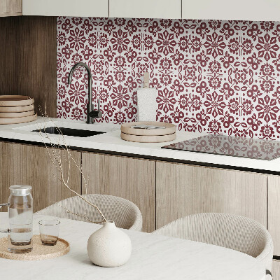 Panneau mural pvc Motif floral avec des feuilles