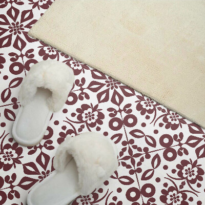 Panneau mural pvc Motif floral avec des feuilles