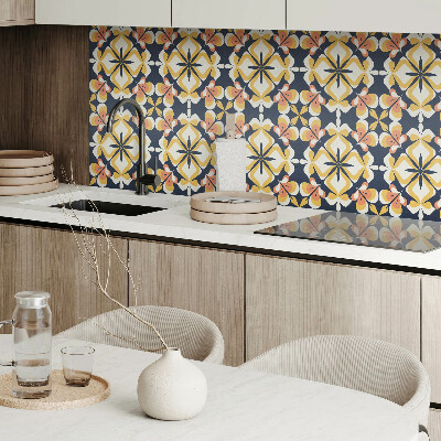 Panneau décoratif intérieur Motif floral géométrique