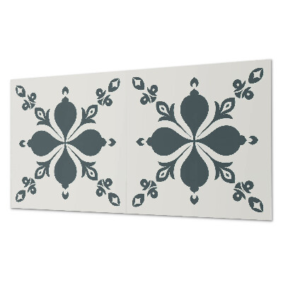 Revêtement mural intérieur Motif ornemental avec des feuilles