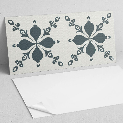 Revêtement mural intérieur Motif ornemental avec des feuilles