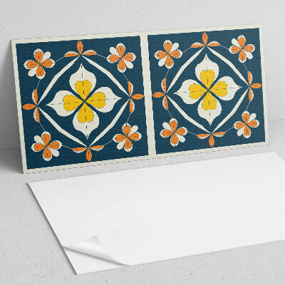 Panneau décoratif intérieur Motif floral avec symétrie