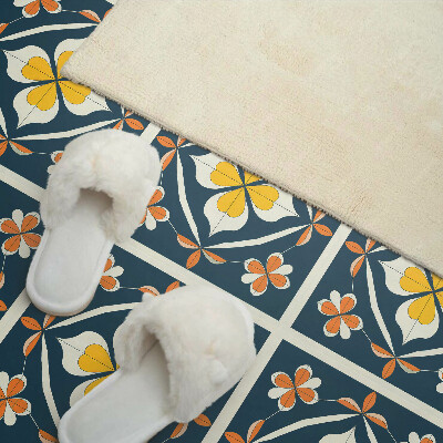 Panneau décoratif intérieur Motif floral avec symétrie