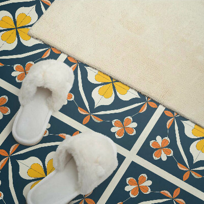 Panneau décoratif intérieur Motif floral avec symétrie