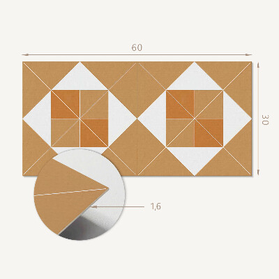 Panneau mural pvc Géométrie en nuances