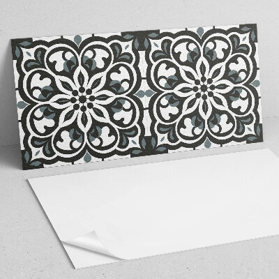 Panneau décoratif intérieur Motif floral avec ornements