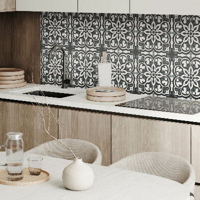 Panneau décoratif intérieur Motif floral avec ornements