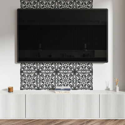 Panneau décoratif intérieur Motif floral avec ornements