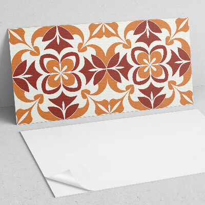 Panneau mural pvc Motif floral avec des feuilles