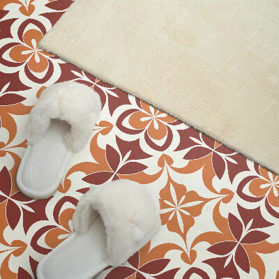 Panneau mural pvc Motif floral avec des feuilles