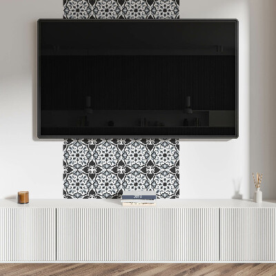 Revêtement mural intérieur Motif floral avec ornements