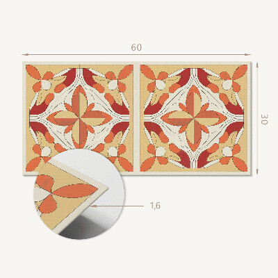 Panneau décoratif intérieur Motif floral abstrait