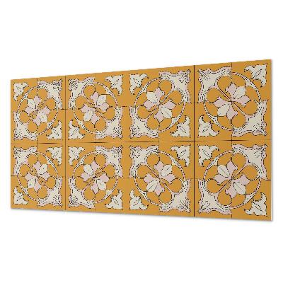 Panneau mural pvc Motif floral en mosaïque