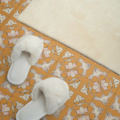 Panneau mural pvc Motif floral en mosaïque