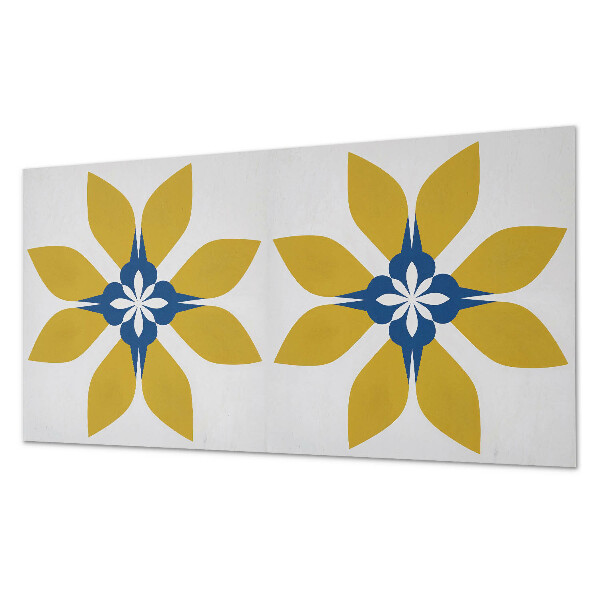 Panneau mural pvc Motif floral avec des feuilles