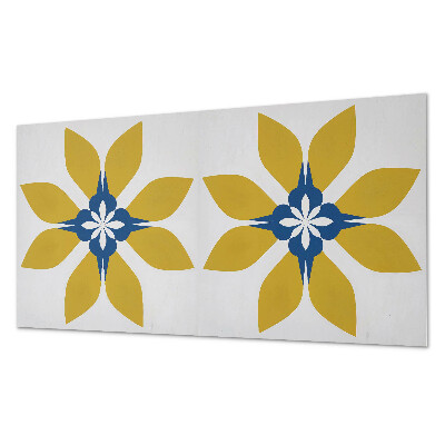 Panneau mural pvc Motif floral avec des feuilles
