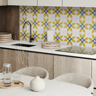 Panneau mural pvc Motif floral avec des feuilles