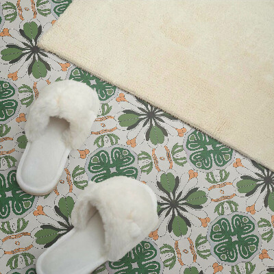 Panneau décoratif intérieur Motif floral en symétrie