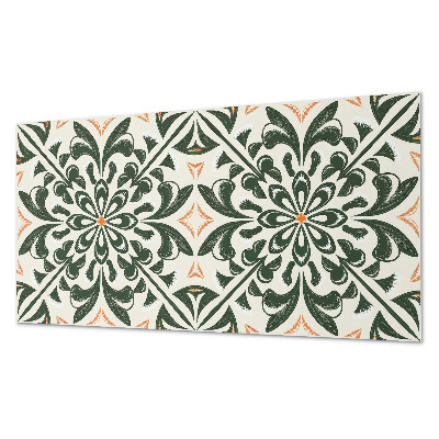 Panneau mural pvc Motif floral avec des feuilles