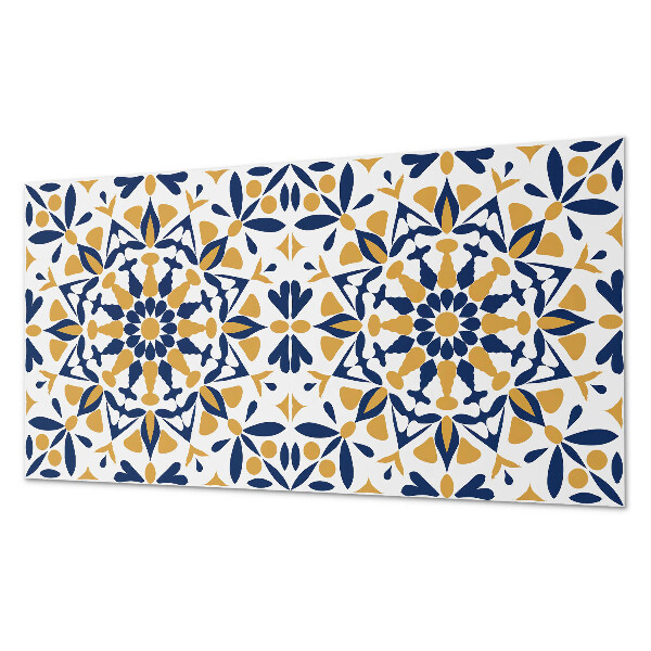 Panneau décoratif intérieur Motif floral en symétrie