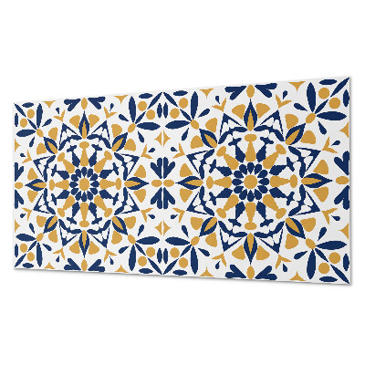 Panneau décoratif intérieur Motif floral en symétrie