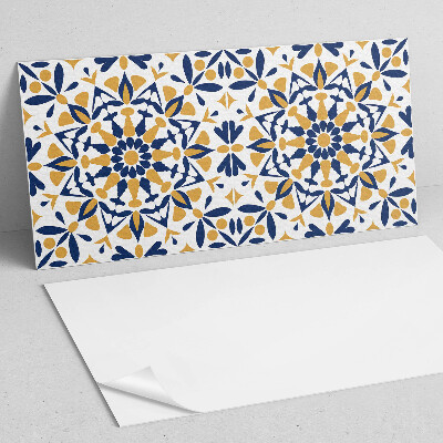 Panneau décoratif intérieur Motif floral en symétrie