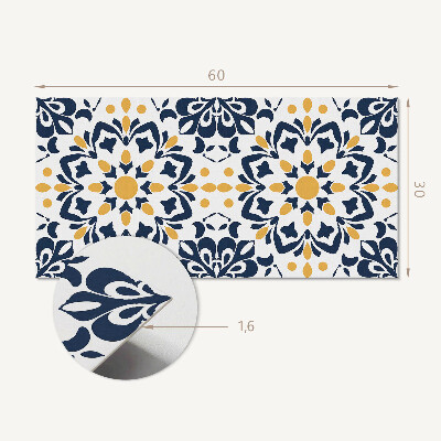 Revêtement mural intérieur Motif de mandala floral