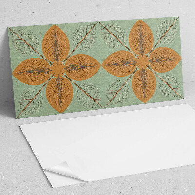 Panneau mural pvc Feuilles disposées selon un motif symétrique