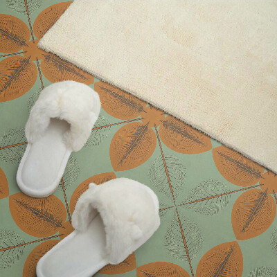 Panneau mural pvc Feuilles disposées selon un motif symétrique