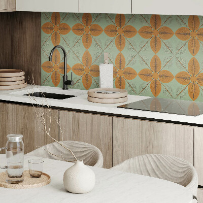 Panneau mural pvc Feuilles disposées selon un motif symétrique